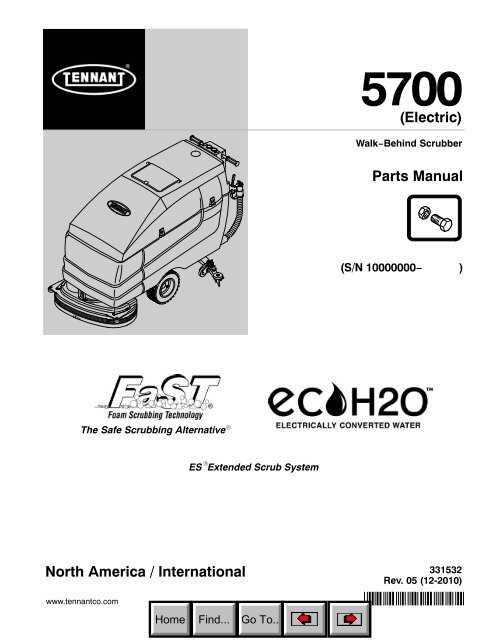 tennant 5700 parts diagram