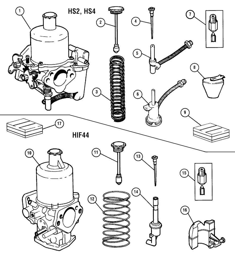 su carb parts diagram