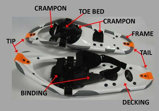 snowshoe parts diagram