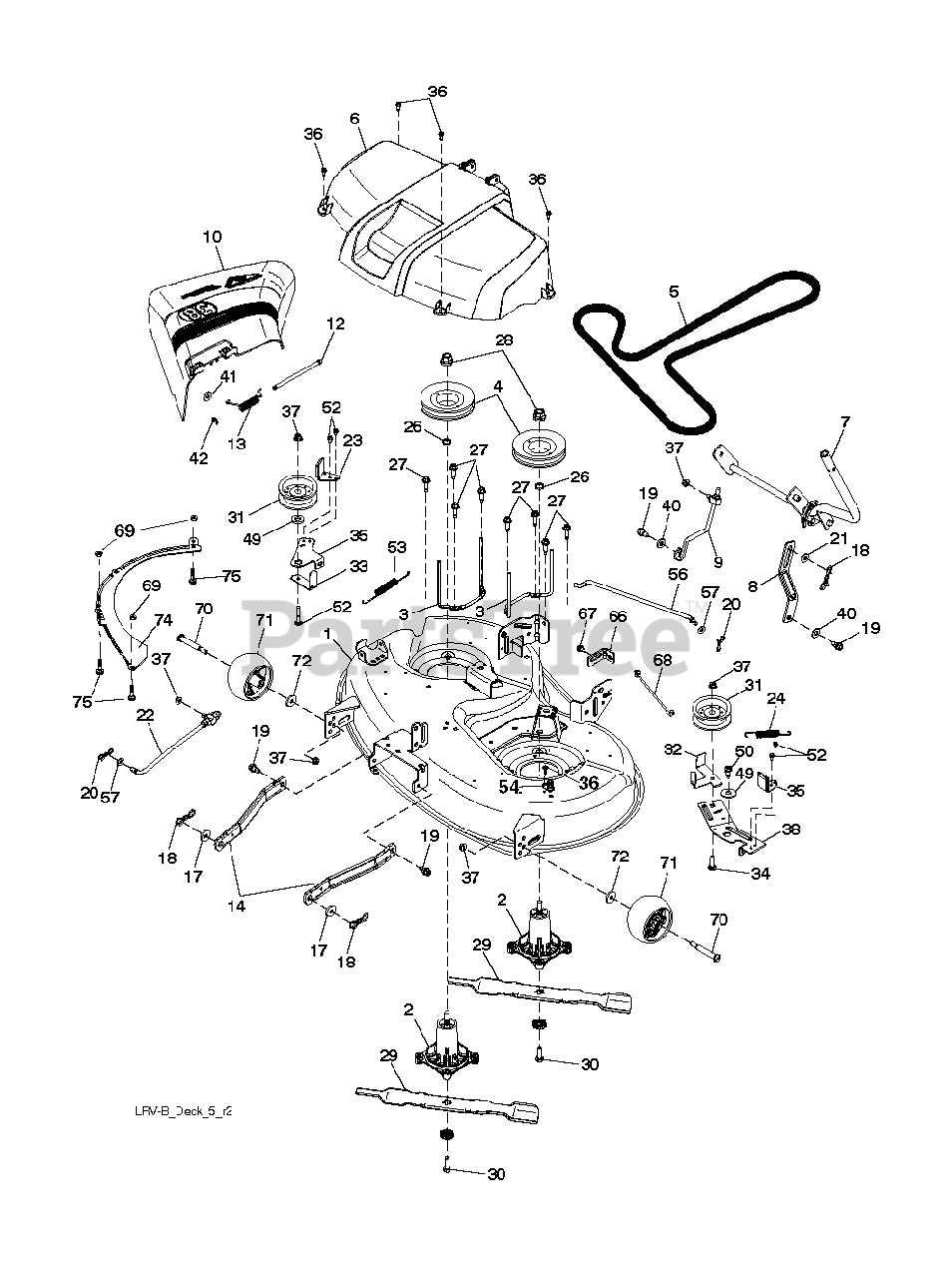 poulan pl3816 parts diagram