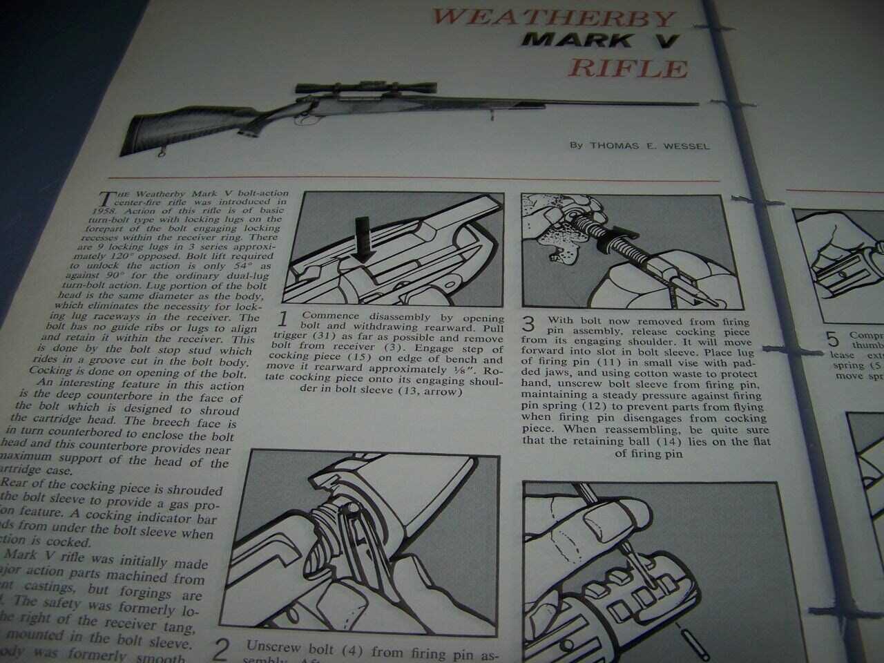 weatherby mark v parts diagram