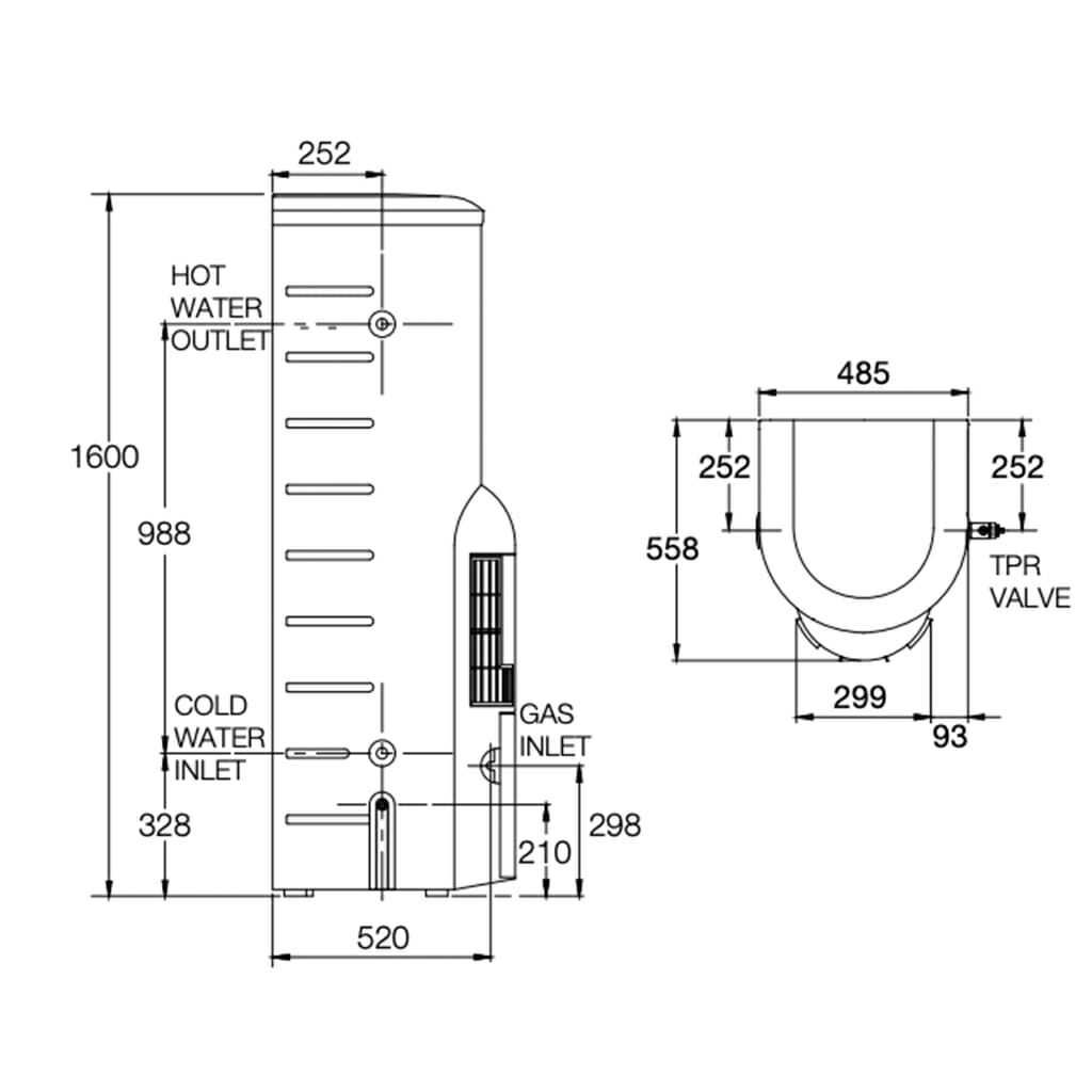 rheem water heater parts diagram