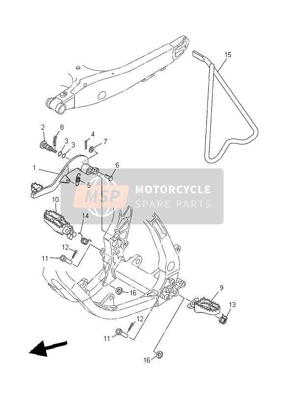 yz250 parts diagram