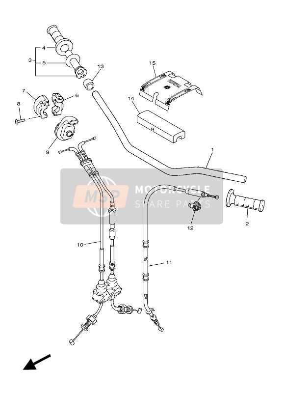 yz250f parts diagram