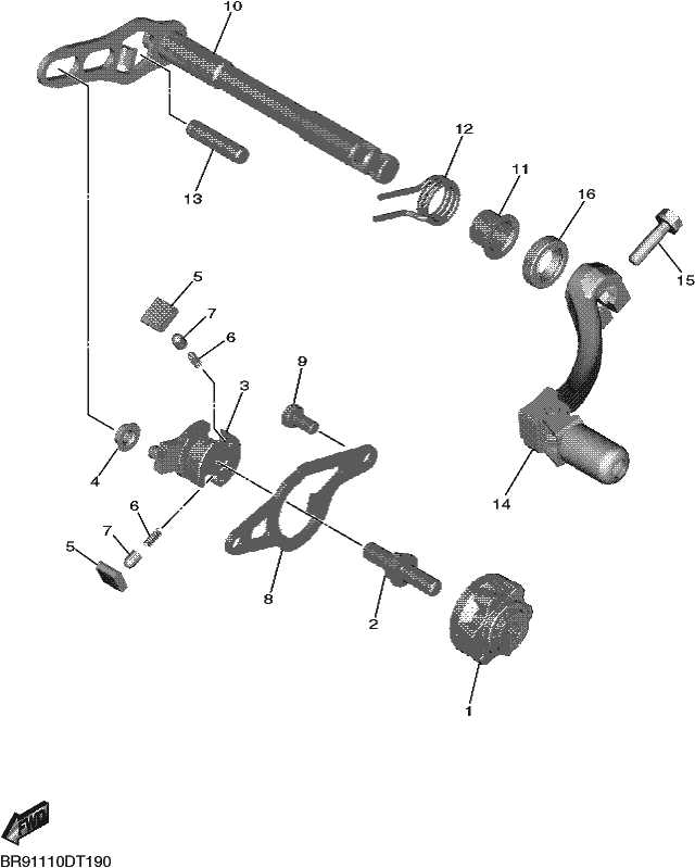 yz250f parts diagram