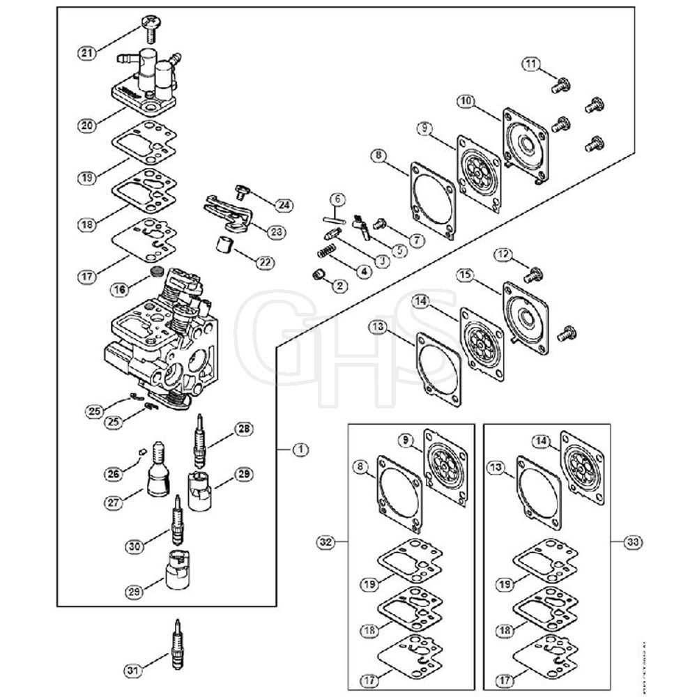 zama carburetor parts diagram