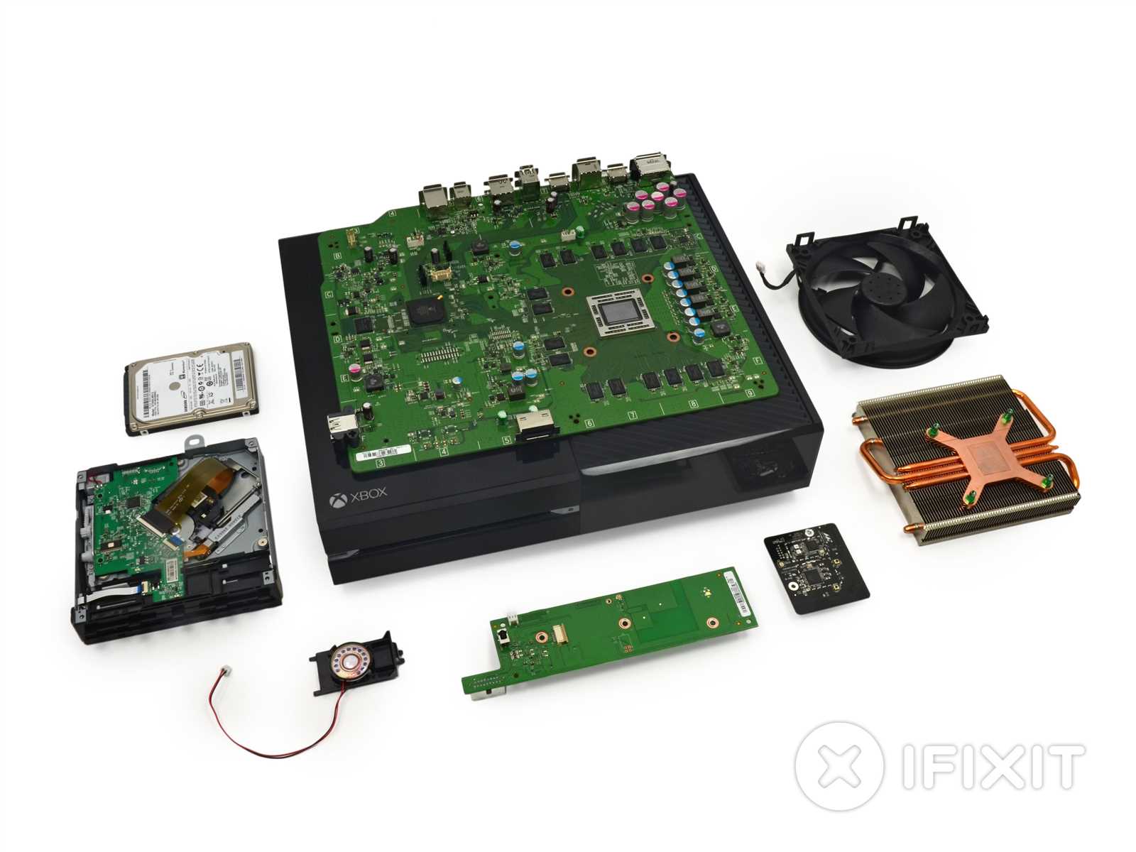 xbox one x parts diagram