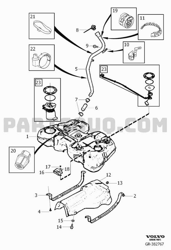 volvo xc60 parts diagram