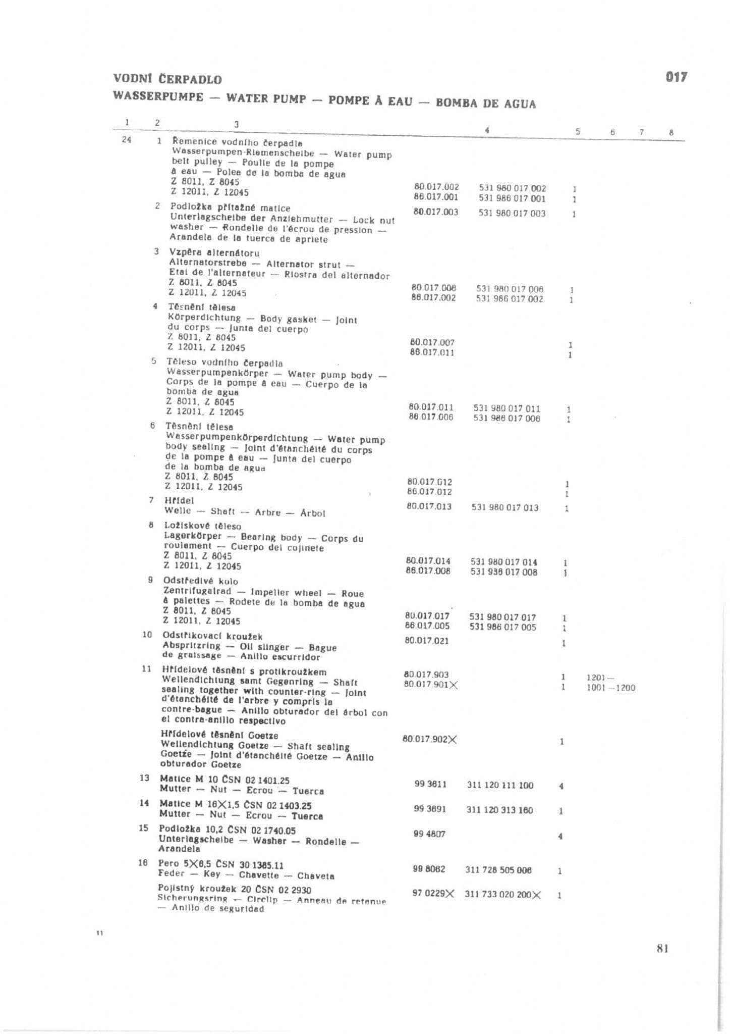 zetor parts diagram