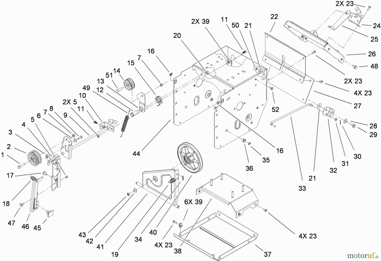 toro 1128 oxe parts diagram