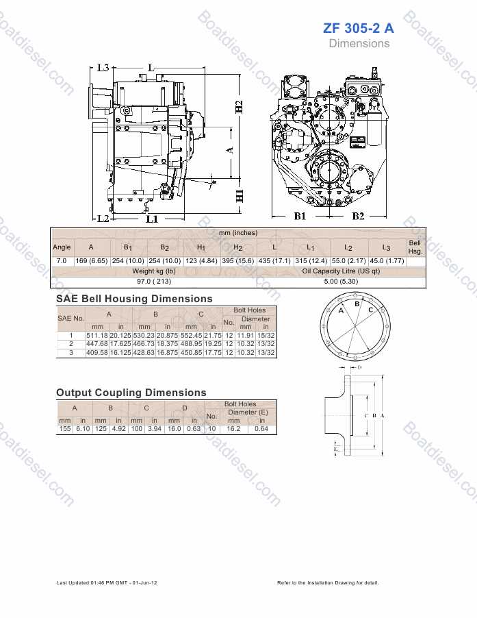 zf marine transmission parts diagram