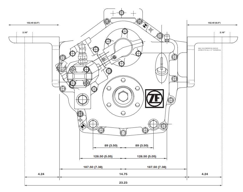 zf marine transmission parts diagram