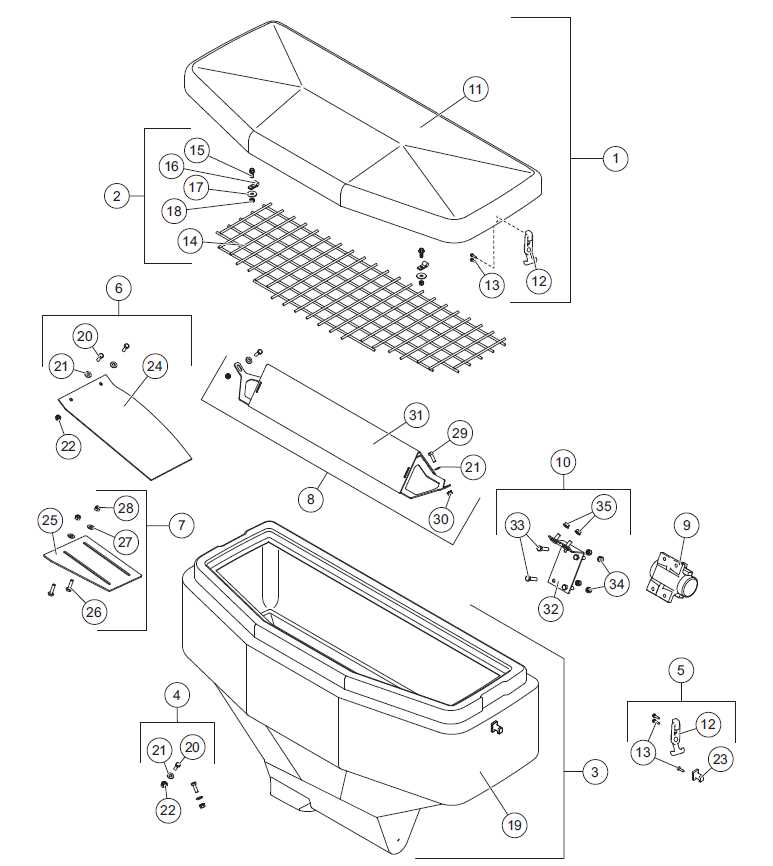 snowex parts diagram