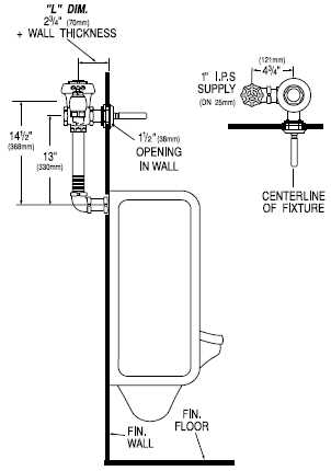 sloan urinal parts diagram