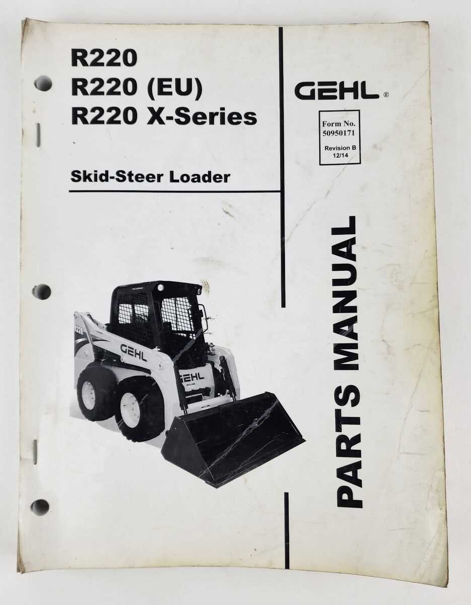 skid steer parts diagram