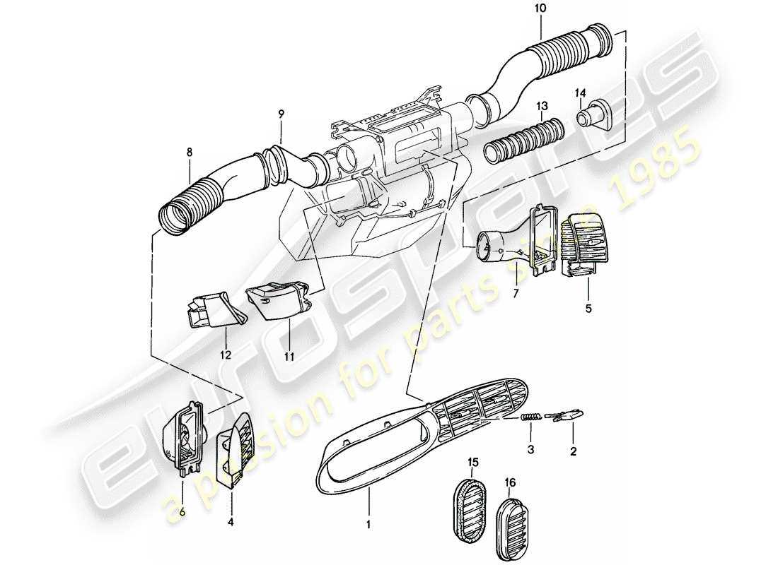 porsche 944 parts diagram