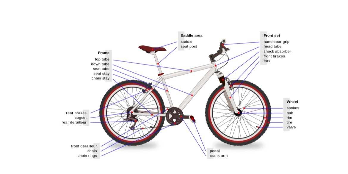 trek bicycle parts diagram